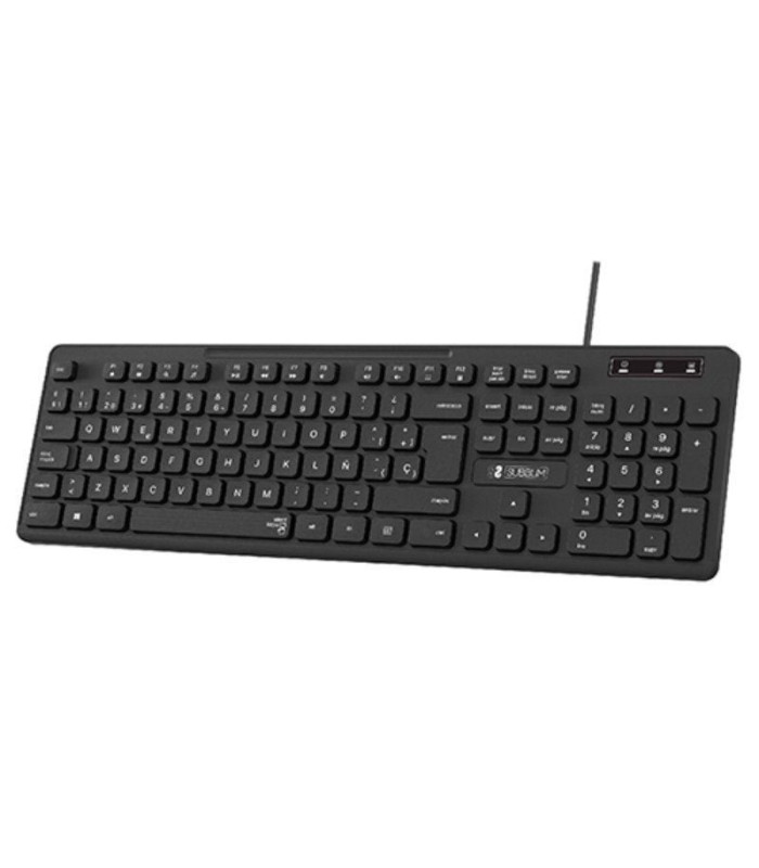 Teclado subblim business slim silencioso