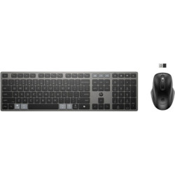 Teclado y ratón inalámbricos hp combo 725 multidispositivo