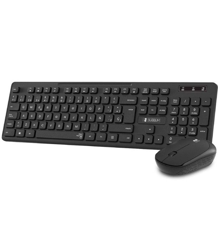 Teclado y ratón inalámbrico subblim combo business slim cssw10