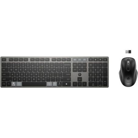 Teclado y ratón inalámbricos hp combo 725 multidispositivo