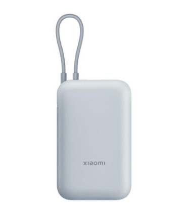 Powerbank 10000mah xiaomi power bank integrated cable/ 22.5w/ azul/ incluye cable usb tipo-c