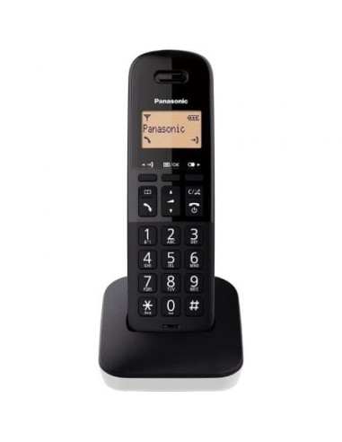 Teléfono inalámbrico panasonic kx-tgb610spw/ blanco y negro