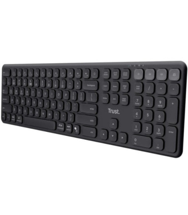 Teclado compacto inalámbrico trust vaiya
