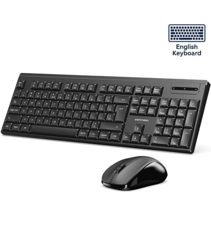 Teclado y ratón inalámbricos vention combo ktzb0-en/ inglés
