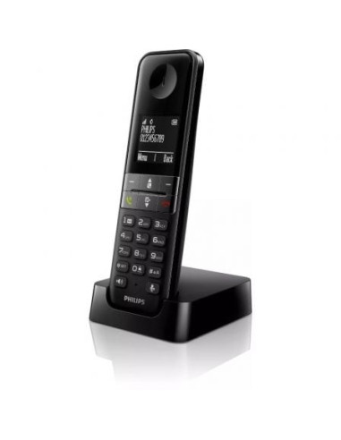 Teléfono inalámbrico philips d4701b/34/ negro