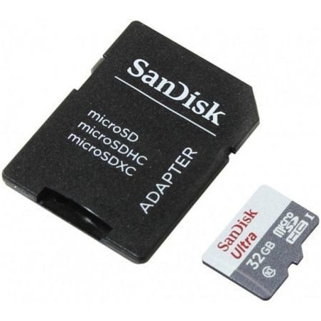 Tarjeta de memoria sandisk ultra 32gb microsd hc con adaptador/ clase 10/ 100mb/s