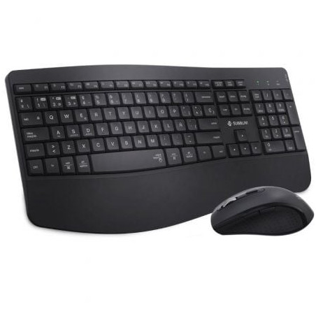 Teclado y ratón inalámbrico subblim combo dual office prowave/ negro