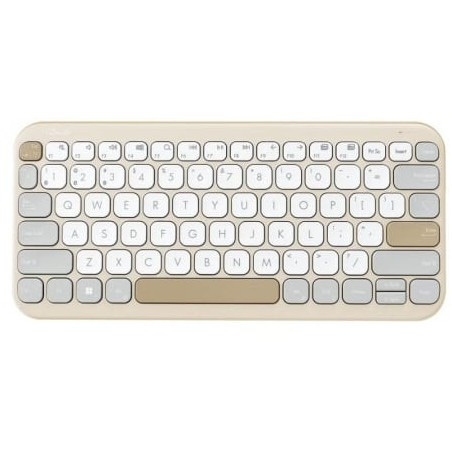 Teclado inalámbrico asus marshmallow kw100/ beige