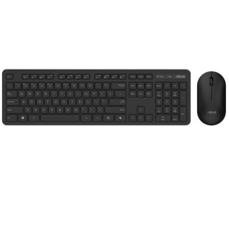 Teclado y ratón inalámbricos asus cw100/ negro