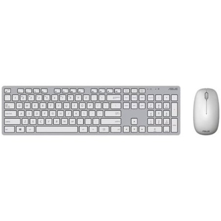 Teclado y ratón inalámbricos asus w5000 wireless/ blanco