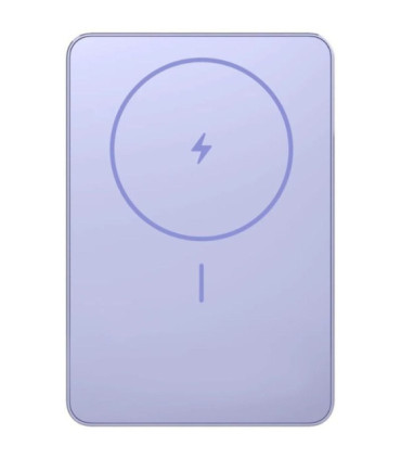 Powerbank 5000mah xiaomi super slim magnetic power bank 5000/ wireless/ púrpura/ incluye cable usb tipo-c