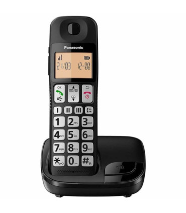 Teléfono inalámbrico panasonic kx-tge310sp/ negro
