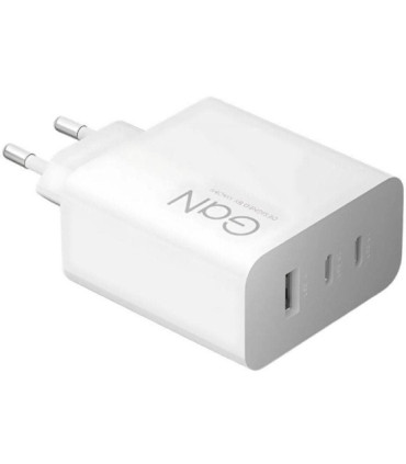 Cargador de pared gan xiaomi 90w hypercharge power adapter 2xusb tipo-c/ 1xusb/ 90w