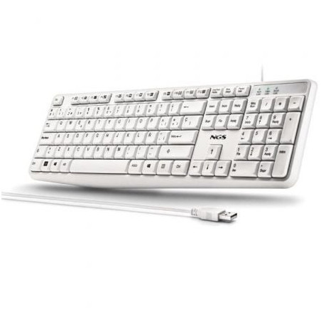 Teclado ngs heritage heritagespanish/ blanco