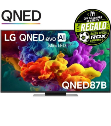 Televisor lg qned evo ai qned87 mini led 55qned87b6a 55'/ ultra hd 4k/ smart tv/ wifi
