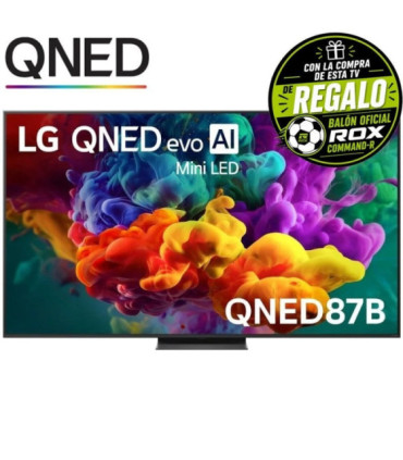 Televisor lg qned evo ai qned87 mini led 75qned87b6a 75'/ ultra hd 4k/ smart tv/ wifi