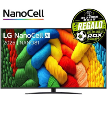Televisor lg nanocell 65nano81a6a 65'/ ultra hd 4k/ smart tv/ wifi
