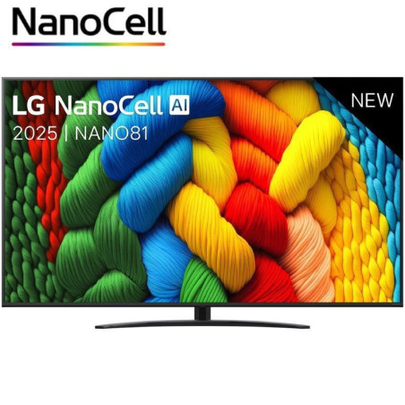 Televisor lg nanocell 65nano81a6a 65'/ ultra hd 4k/ smart tv/ wifi