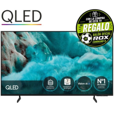 Televisor samsung qled q7f tq55q7f4au 55'/ ultra hd 4k/ smart tv/ wifi