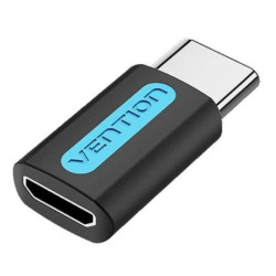Adaptador usb vention cdxb0/ usb tipo-c macho - microusb hembra