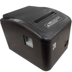 Impresora de tickets 10pos rp-12n/ térmica/ ancho papel 80mm/ usb-rs232-ethernet-rj11/ negra