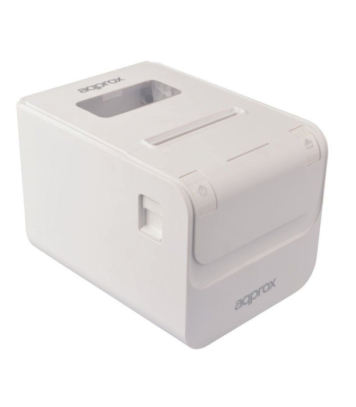 Impresora de tickets approx apppos80amusewh/ térmica/ ancho papel 80mm/ usb-rs232-ethernet/ blanca