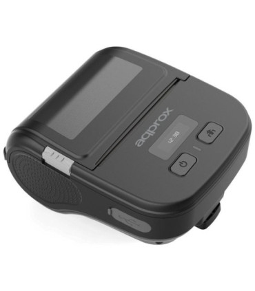 Impresora de tickets approx apppos80portable/ térmica/ ancho papel 80mm/ usb-bluetooth/ negra