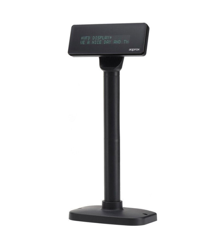 Visor tpv approx appvfd01/ 2 líneas/ usb