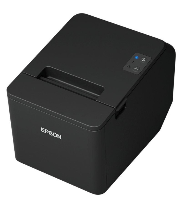Impresora de tickets epson tm-t20iv/ ancho papel 80mm/ usb-rs232/ negra