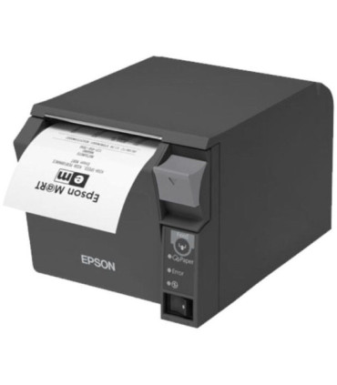 Impresora de tickets epson tm-t70ii/ térmica/ ancho papel 80mm/ usb-ethernet/ negra