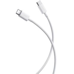 Cable USB 2.0 Tipo-C 3A Xiaomi Braided/ USB Tipo-C Macho - USB Tipo-C Macho/ Hasta 60W/ 480Mbps/ 1m/ Blanco