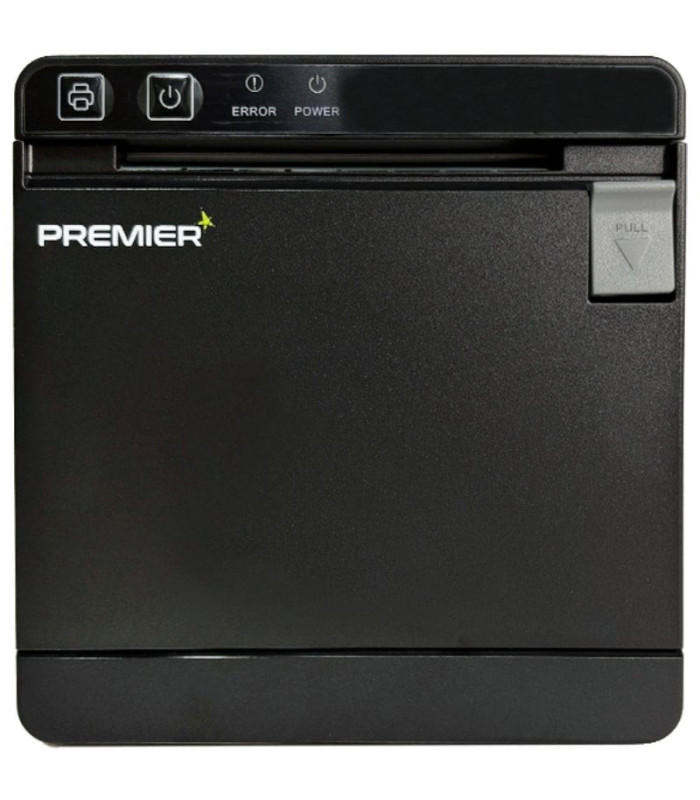 Impresora de tickets premier itp-front ii/ térmica/ ancho papel 80mm/ usb-ethernet/ negra