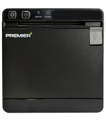 Impresora de tickets premier itp-front ii/ térmica/ ancho papel 80mm/ usb-ethernet/ negra
