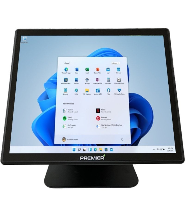Tpv premier kt-97 ft intel j6412/ 8gb/ 128gb ssd/ 15.6'/ táctil/ win11 iot