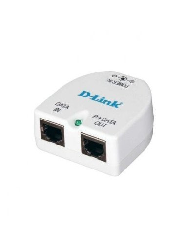 Inyector poe d-link dpe-101gi/ 802.3af/ 2 puertos rj45