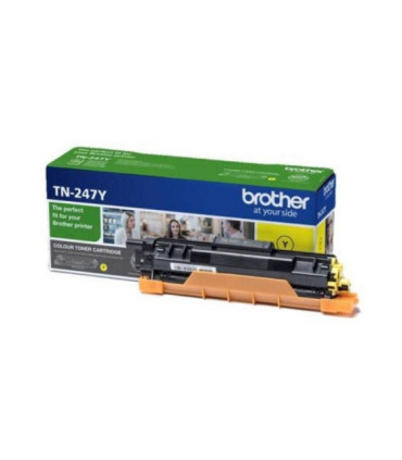 Tóner original brother tn-247y alta capacidad/ amarillo