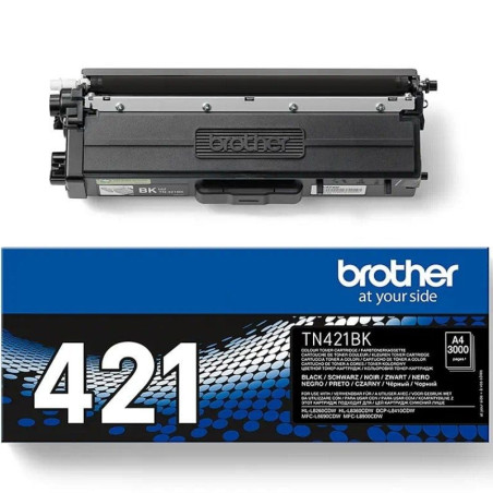 Tóner original brother tn-421bk/ negro